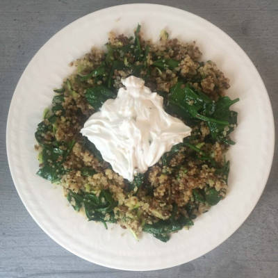 Spinach and Goat Cheese
