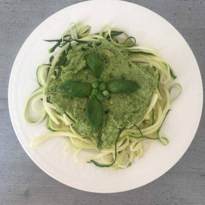 Zoodles with Avocado